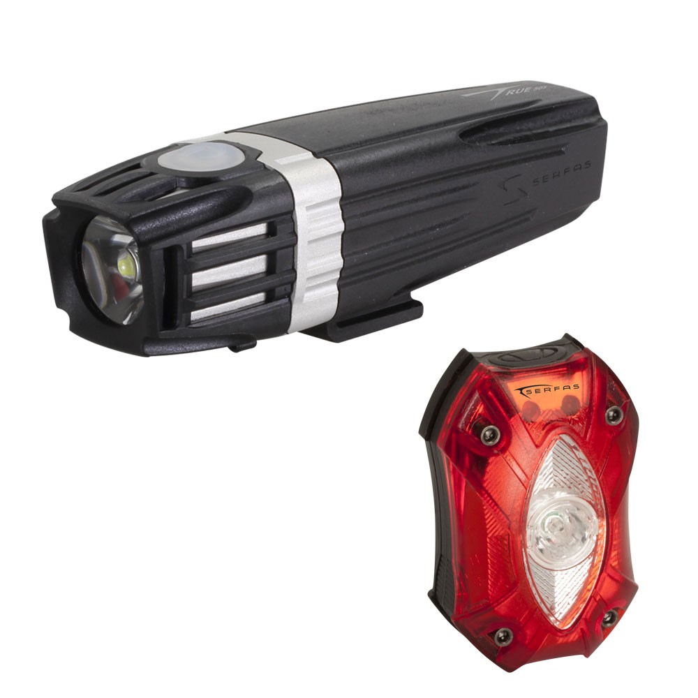 Serfas CP-R2 Combo Set with Head Light and Tail Light