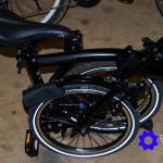 Rear Triangle Front Wheel And Seat Post Folded