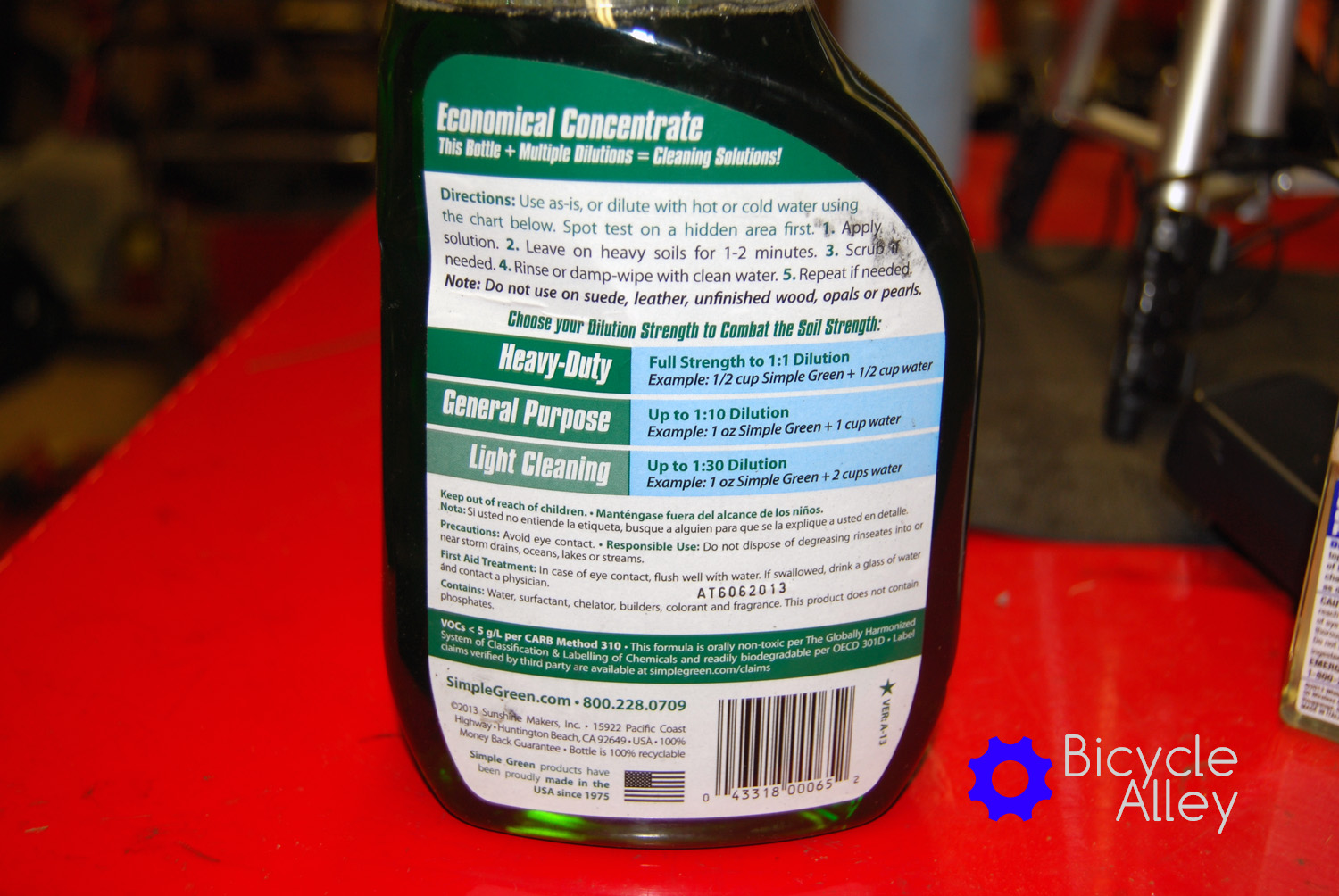 Simple Green All Purpose Cleaner Back